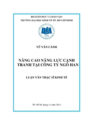Nâng Cao Năng Lực Cạnh Tranh Tại Công Ty Ngô Han