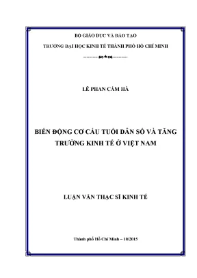 Biến Động Cơ Cấu Tuổi Dân Số và Tăng Trưởng Kinh Tế Việt Nam