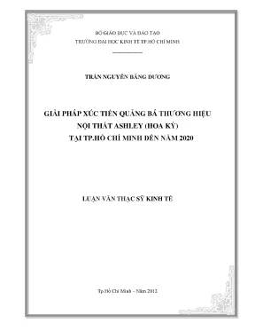 Giải pháp quảng bá thương hiệu nội thất Ashley tại