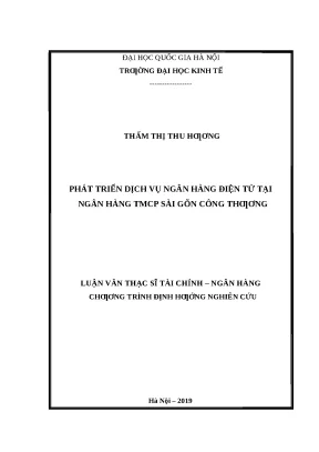 Phát Triển Dịch Vụ Ngân Hàng Điện Tử Tại Ngân Hàng TMCP
