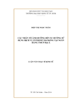 Các yếu tố ảnh hưởng đến xu hướng sử dụng dịch vụ