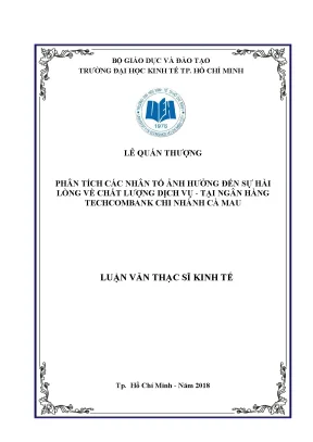 Phân Tích Nhân Tố Ảnh Hưởng Đến Sự Hài Lòng Về Chất