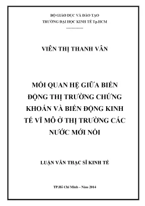 Mối Quan Hệ Giữa Biến Động Thị Trường Chứng Khoán và