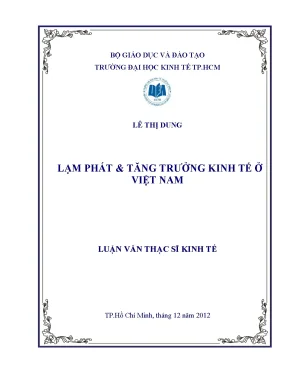 Nghiên cứu lạm phát và tăng trưởng kinh tế ở Việt Nam