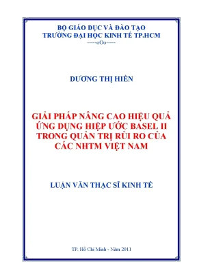 Giải pháp nâng cao hiệu quả ứng dụng Basel II trong quản