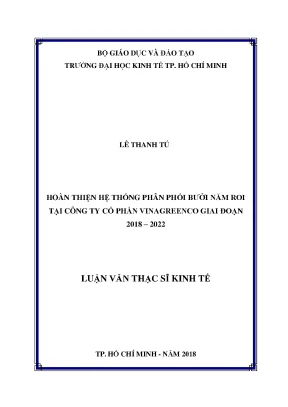 Hoàn thiện hệ thống phân phối bưởi năm roi tại Vinagreenco