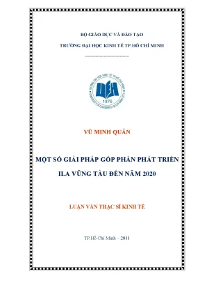 Giải pháp phát triển ILA Vũng Tàu đến năm 2020