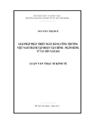Giải pháp phát triển Ngân hàng Công thương Việt Nam