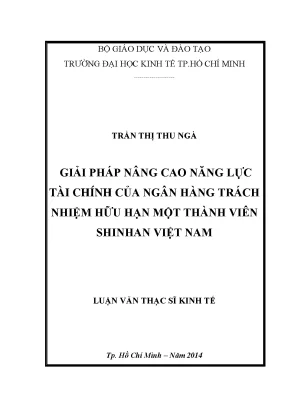 Giải pháp nâng cao năng lực tài chính cho ngân hàng
