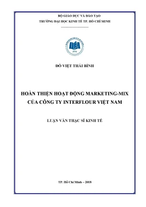 Hoàn thiện Marketing Mix tại Công ty Interflour Việt Nam