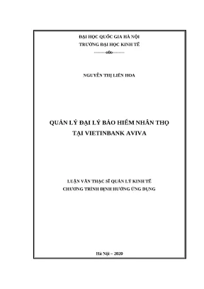 Giải pháp quản lý đại lý BHNT tại Vietinbank Aviva