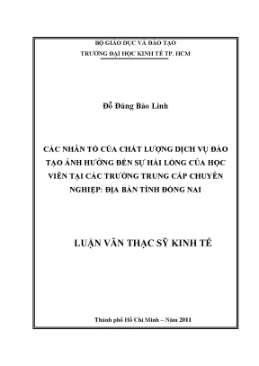 Nâng cao chất lượng dịch vụ đào tạo tại trường trung cấp