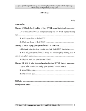 Gian lận thuế GTGT: Thực trạng & Biện pháp Phòng ngừa