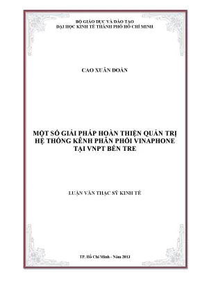 Giải pháp hoàn thiện quản trị kênh phân phối Vinaphone