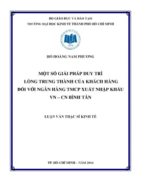 Giải pháp duy trì lòng trung thành của khách hàng tại