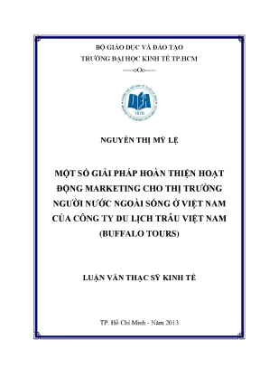 Giải pháp hoàn thiện marketing cho thị trường người nước