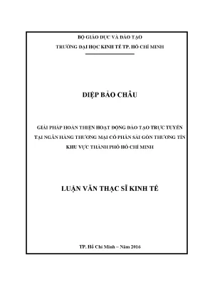 Giải pháp nâng cao đào tạo trực tuyến tại Sacombank TP.HCM