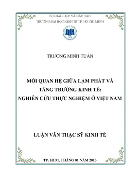 Luận văn: Lạm phát và Tăng trưởng kinh tế Việt Nam