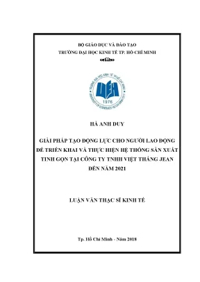 Giải pháp tạo động lực cho người lao động triển khai hệ