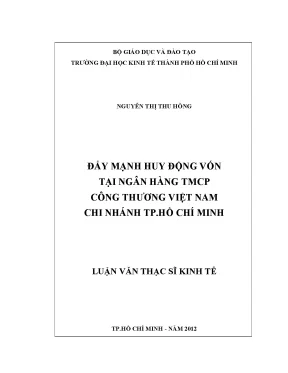Chiến lược huy động vốn hiệu quả tại Vietinbank TP.HCM