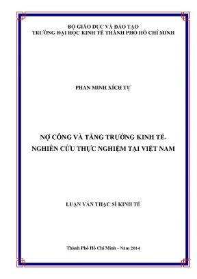 Luận văn: Nợ công và tăng trưởng kinh tế tại Việt Nam