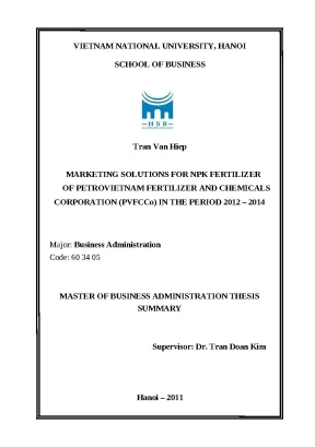 Giải pháp marketing cho phân bón NPK của PVFCCo giai 