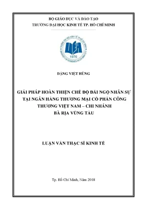 Giải pháp nâng cao chế độ đãi ngộ nhân sự tại ngân hàng