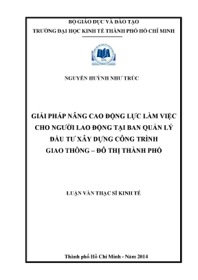 Giải pháp nâng cao động lực làm việc cho người lao động