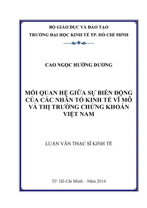 Mối Quan Hệ Giữa Biến Động Kinh Tế Vĩ Mô và Thị Trường