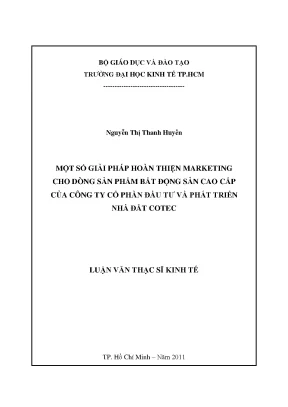 Giải pháp marketing cho bất động sản cao cấp của Cotec