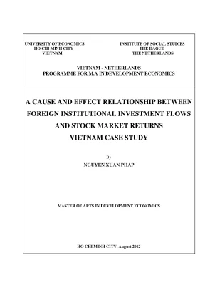 Mối Quan Hệ Giữa Dòng Vốn Đầu Tư Nước Ngoài và Lợi Nhuận