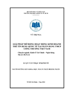 Giải pháp mở rộng kinh doanh thẻ tín dụng quốc tế tại