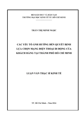 Các yếu tố quyết định lựa chọn mạng điện thoại di động