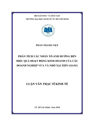 Phân Tích Nhân Tố Ảnh Hưởng Đến Hiệu Quả Kinh Doanh