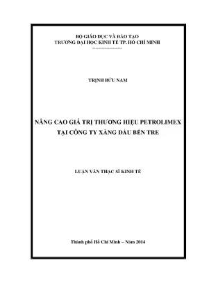Nâng cao giá trị thương hiệu Petrolimex tại Bến Tre