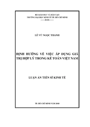 Áp Dụng Giá Trị Hợp Lý Trong Kế Toán Việt Nam: Định