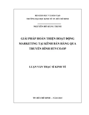 Giải pháp tối ưu hoạt động marketing tại kênh bán hàng