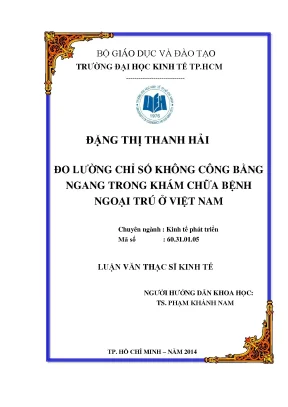 Đánh Giá Chỉ Số Không Công Bằng Trong Khám Chữa Bệnh