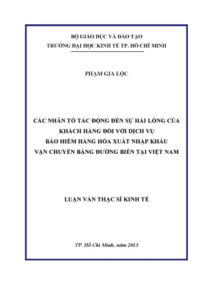 Các Nhân Tố Ảnh Hưởng Đến Sự Hài Lòng Của Khách Hàng