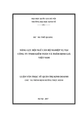 Nâng cao năng lực đội ngũ cán bộ nghiệp vụ tại công ty
