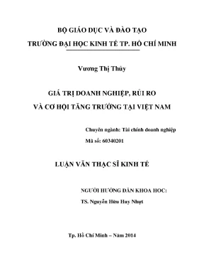 Giá trị doanh nghiệp và cơ hội tăng trưởng tại Việt Nam: