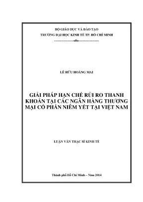 Giải pháp hạn chế rủi ro thanh khoản cho ngân hàng TMCP