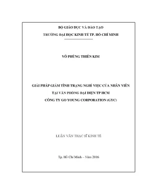 Giải pháp giảm tình trạng nghỉ việc của nhân viên tại Go