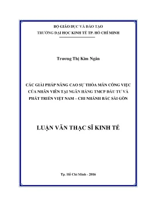 Giải pháp nâng cao sự thỏa mãn công việc cho nhân viên