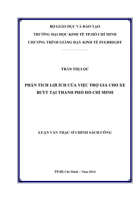 Lợi ích của việc trợ giá xe buýt tại TP.HCM