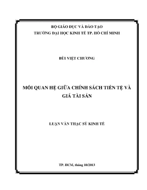 Mối Quan Hệ Giữa Chính Sách Tiền Tệ và Giá Tài Sản Tại