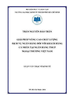 Giải pháp nâng cao chất lượng dịch vụ ngân hàng cho