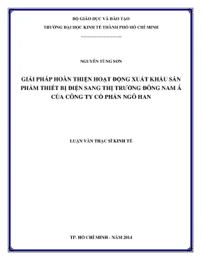 Giải pháp xuất khẩu thiết bị điện sang Đông Nam Á của
