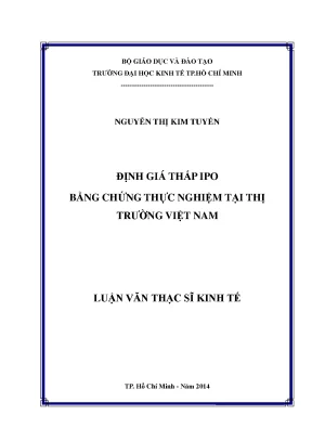 Định Giá Thấp IPO: Nghiên Cứu Thực Nghiệm Tại Thị Trường