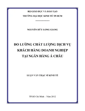 Đo Lường Chất Lượng Dịch Vụ Khách Hàng Doanh Nghiệp Tại